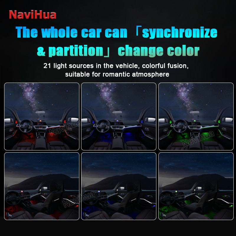 CarInterior AmbientLightLED FullColor SymphonyAmbientLighting Kitfor BMW3 Series