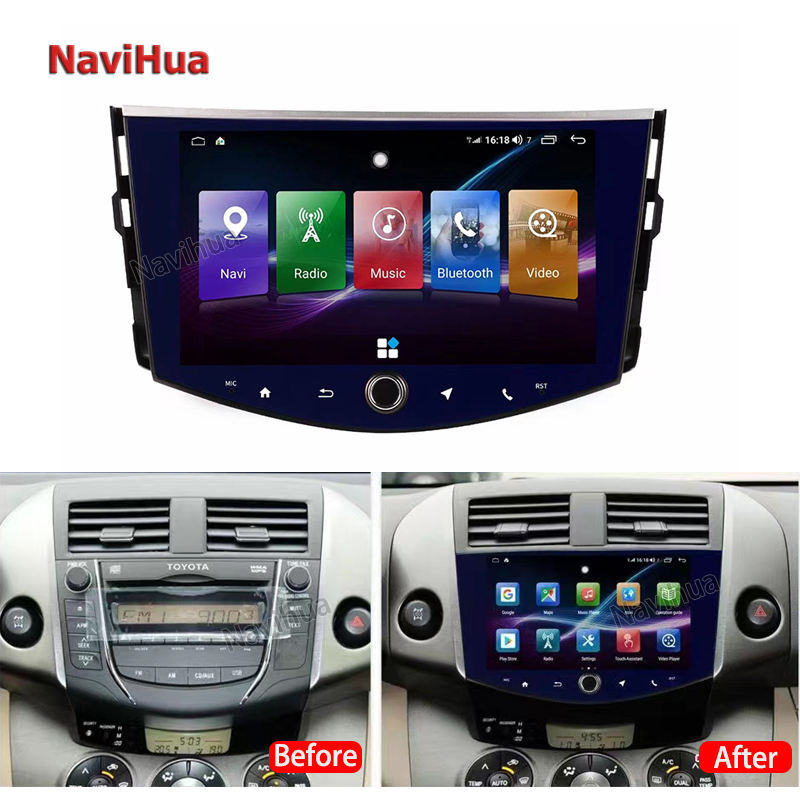 CarRadio Wireless CarPlay for Toyota RAV4 2005-2011 CarMultimedia GPS Navigation