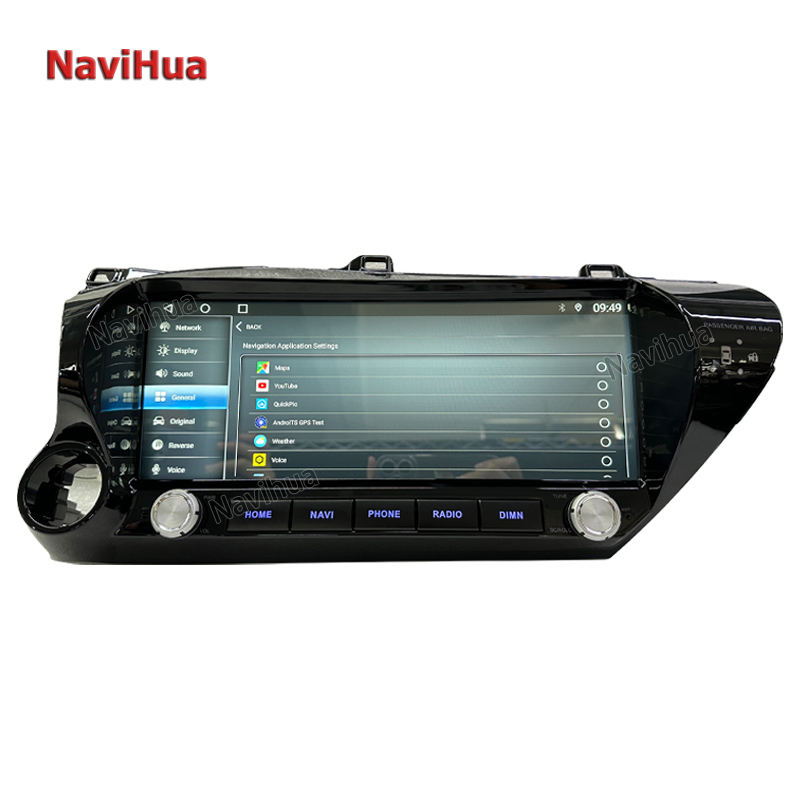 CarStereo AutoRadioMultimediaGPSNavigationfor ToyotaHilux Android CarRadio Frame