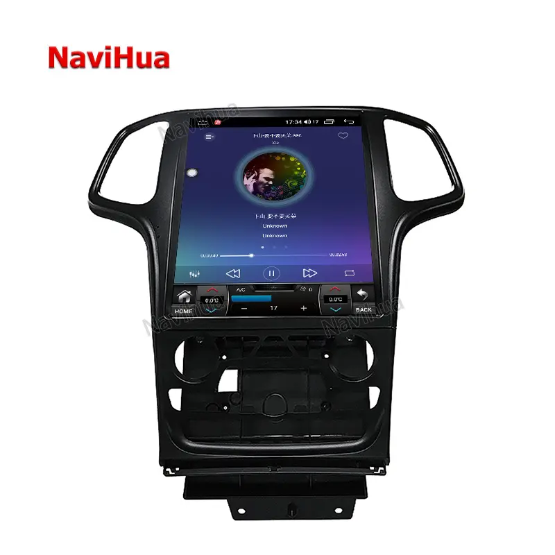 Tesla Style Multimedia Android Car Stereo Radio For Jeep Grand Cherokee GPS 