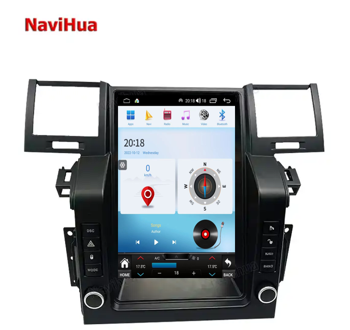 Vertical Screen Car Radio GPS Navigation Player For Land Rover Range Rover L320