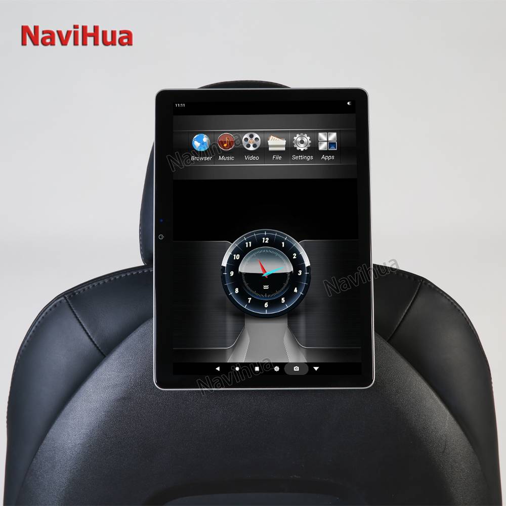 Car Tv Headrest Monitor Touch Screen 12 inch Headrest Car Dvd Player for Tesla