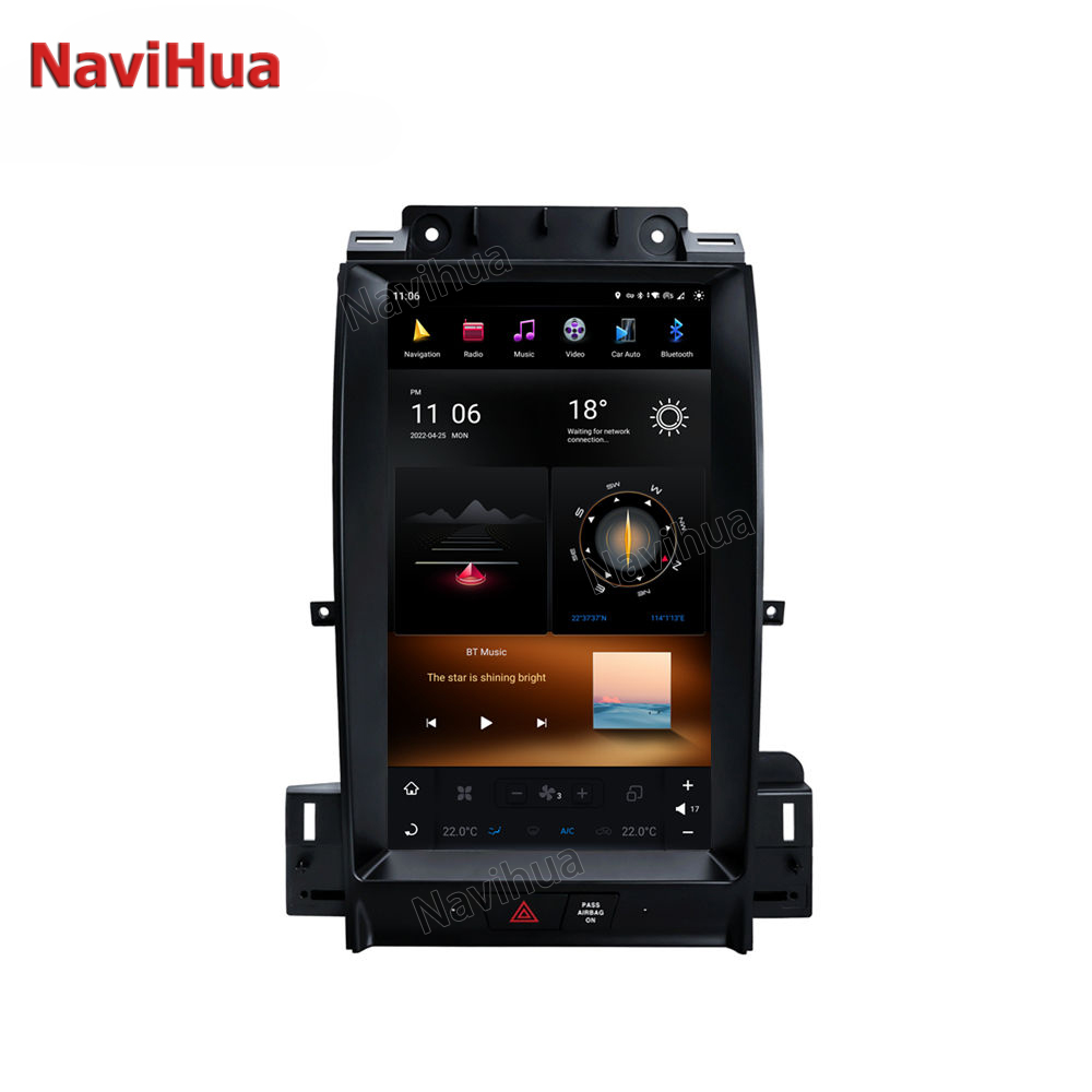 Car Multimedia Player Android Tesla Vertical Screen Car Radio for Ford Taurus