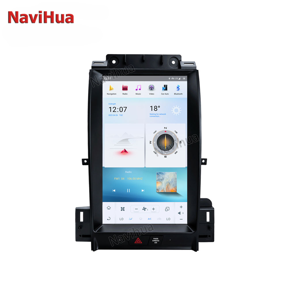 Car Multimedia Player Android Tesla Vertical Screen Car Radio for Ford Taurus