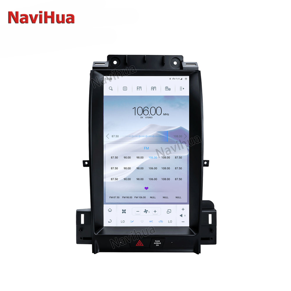 Car Multimedia Player Android Tesla Vertical Screen Car Radio for Ford Taurus