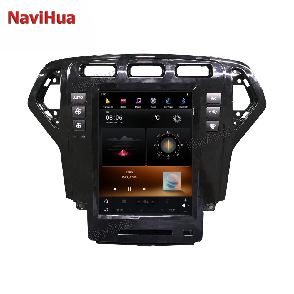 Car DVD Player Multimedia Stereo GPS Car Radio for Vertical Screen Ford Mondeo 