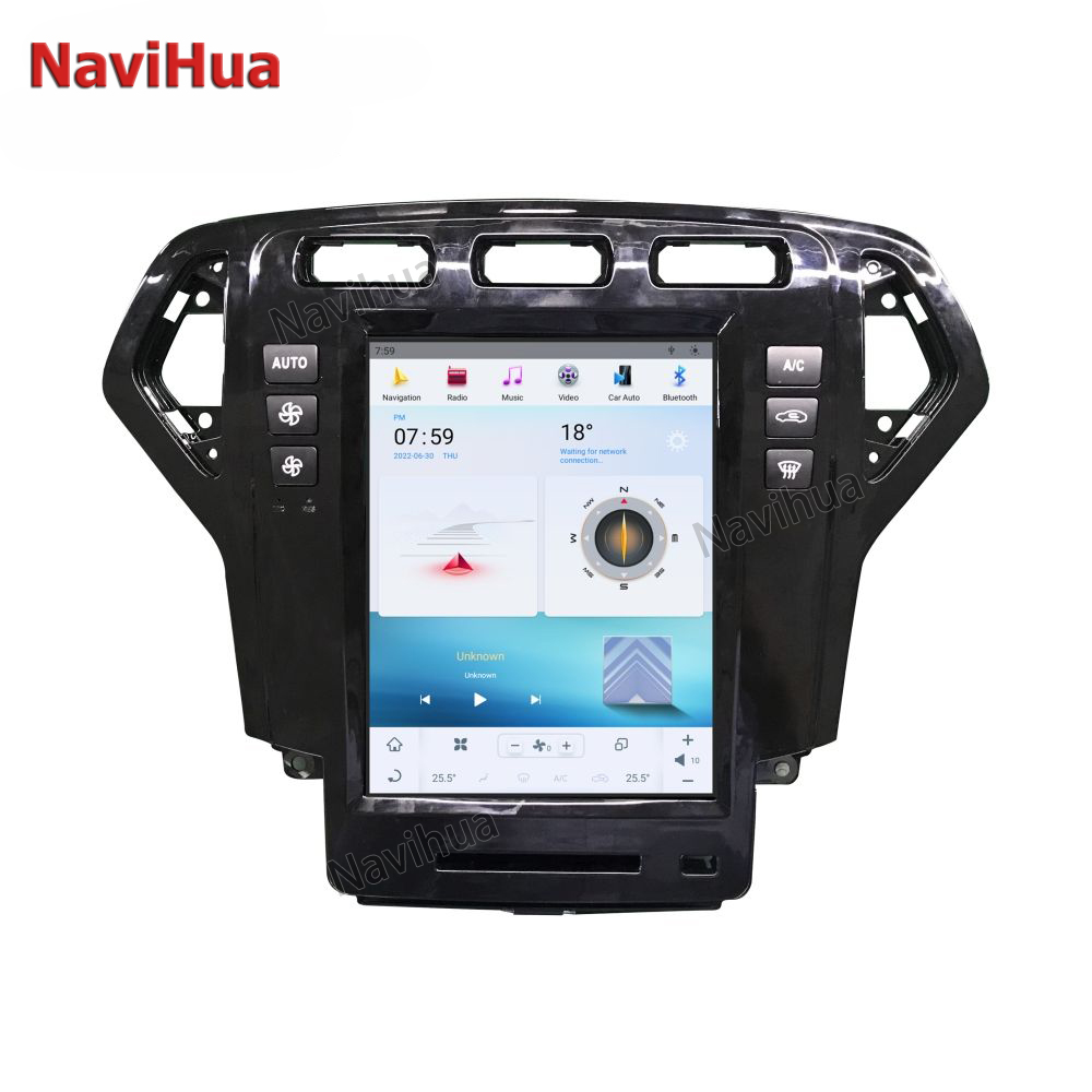 Car DVD Player Multimedia Stereo GPS Car Radio for Vertical Screen Ford Mondeo 