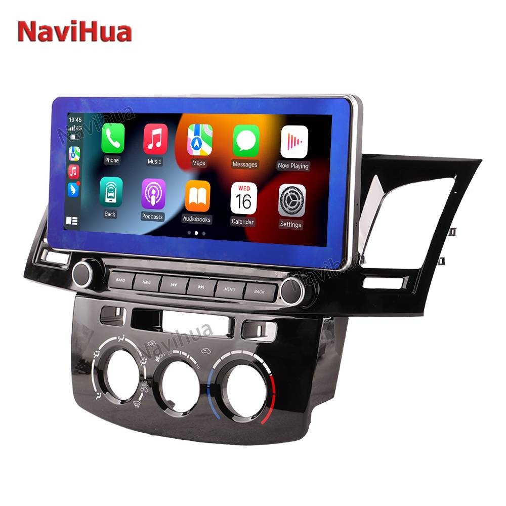 Car DVD Player GPS Navigation System Autoradio for Toyota Hilux Auto A/C 09-2015