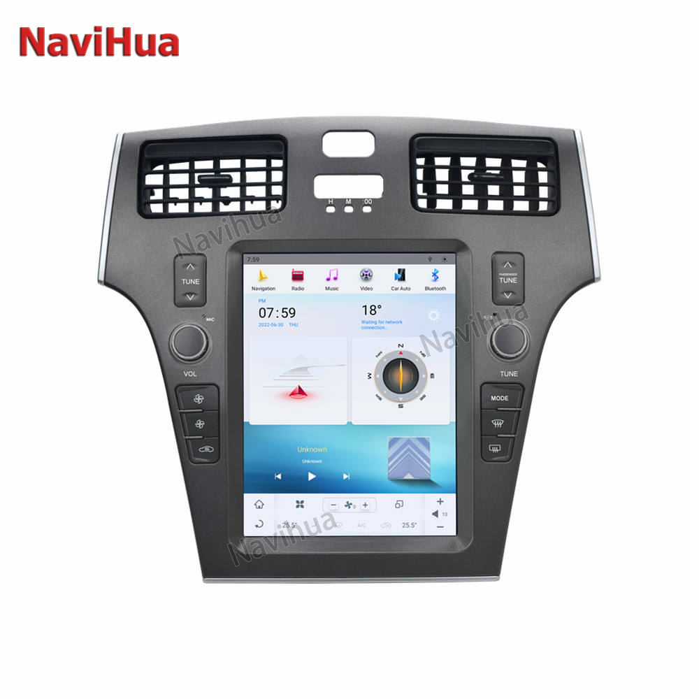 GPS Navigation Multimedia Car Radio Player Vertical Screen for Lexus ES350 ES300