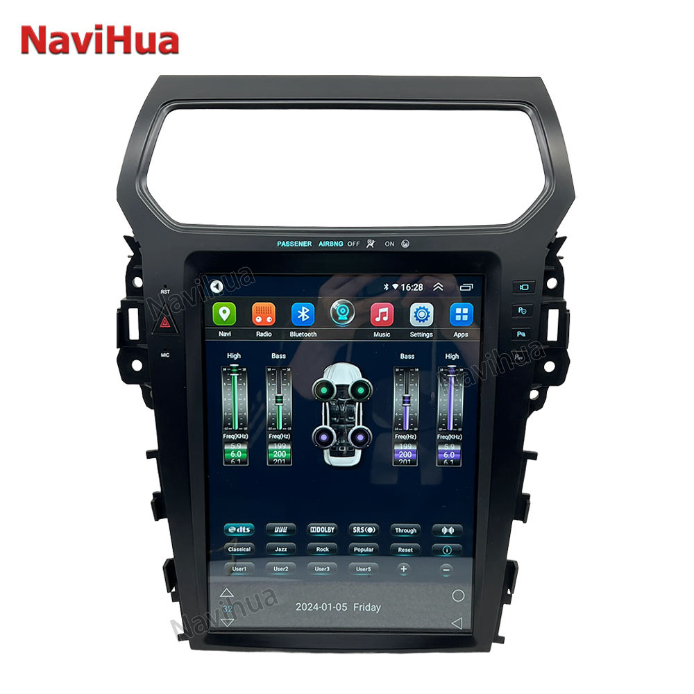 Touch Screen GPS Navi Carplay Stereo Android CarRadio for FordExplorer Autoradio
