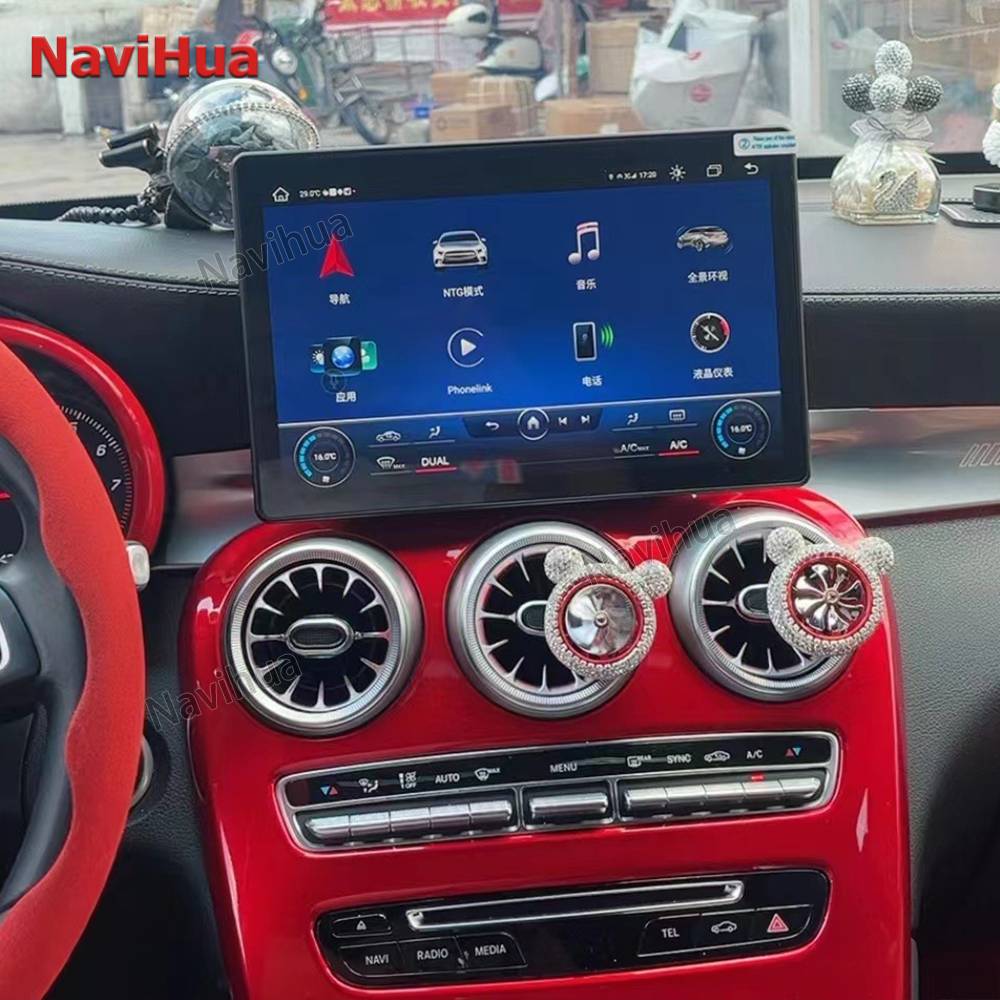 Android Car DVD Player Auto Radio Multimedia System For Benz W205 GLC X253 