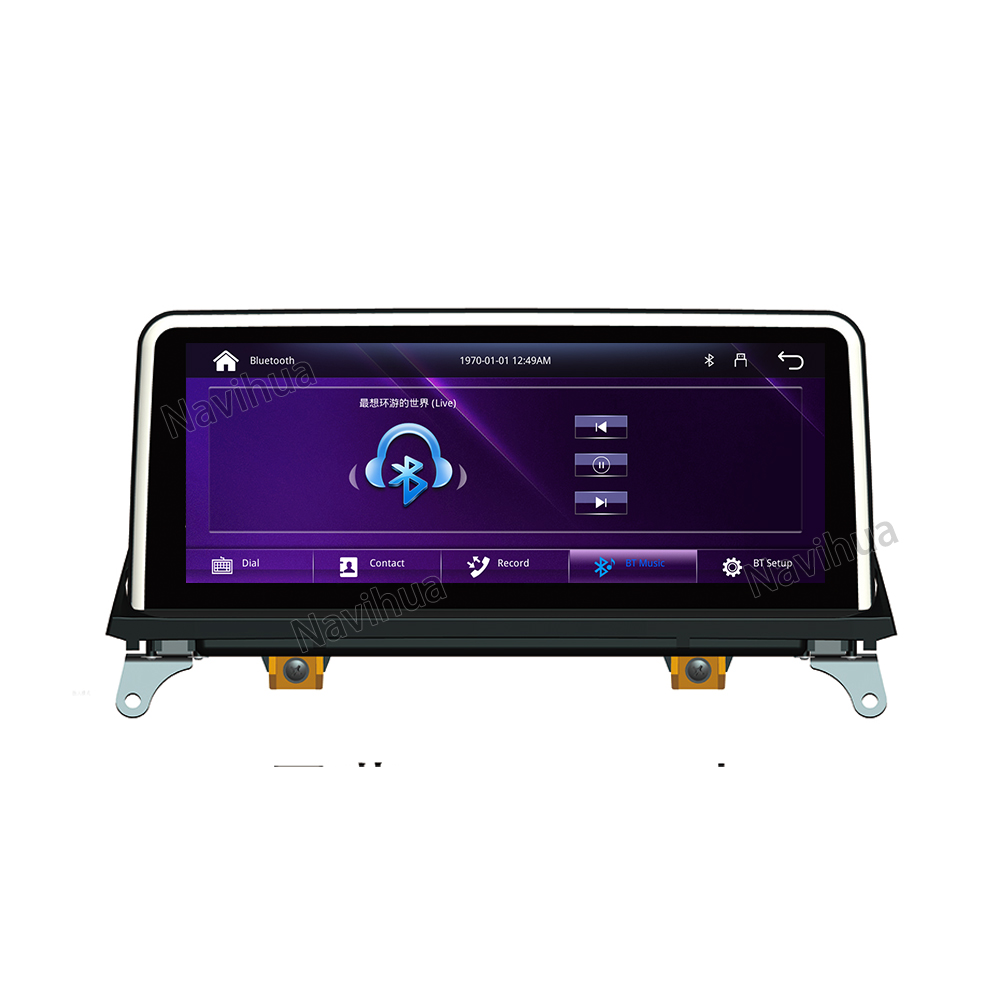 Android Car Audio Radio Player Built-in BT WIFI 4G LTE for BMW X5 X6 E70 Carplay