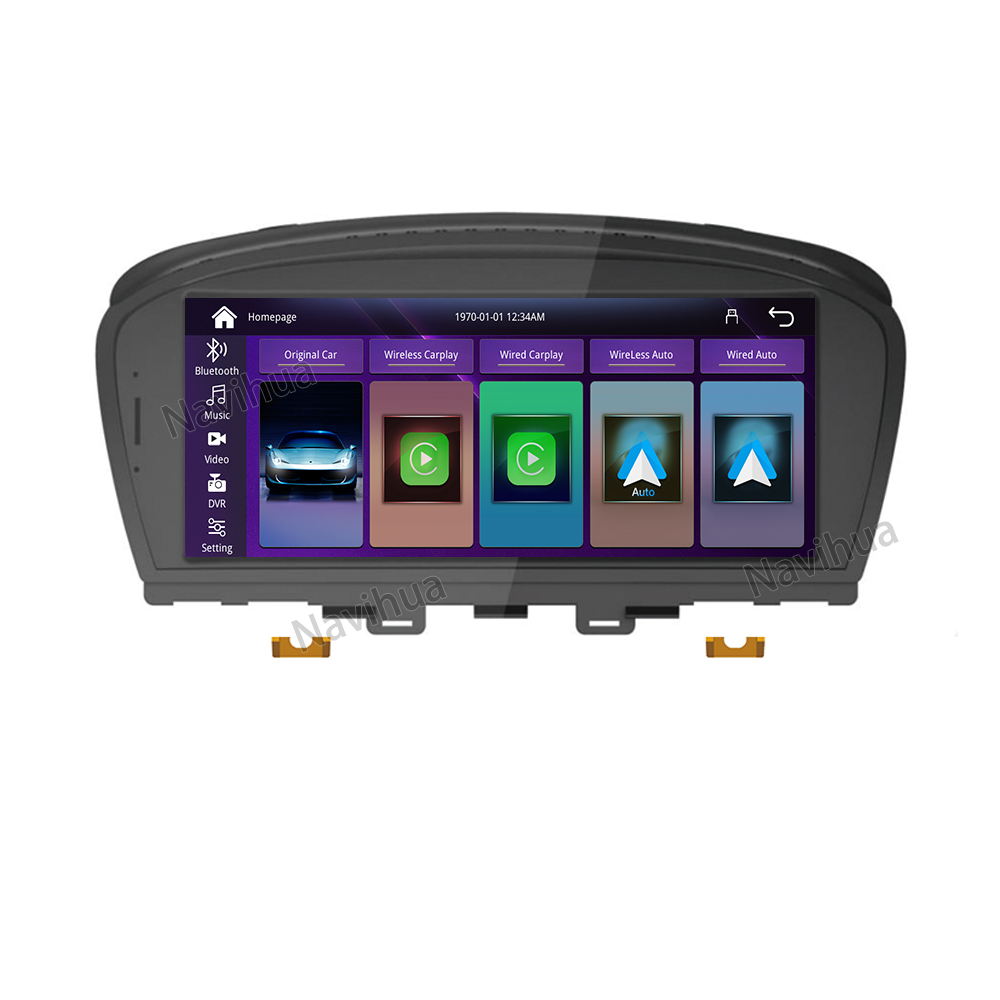 Touch Screen Dashboard Carplay Android CarDVD Player Auto Multimedia For BMW E60