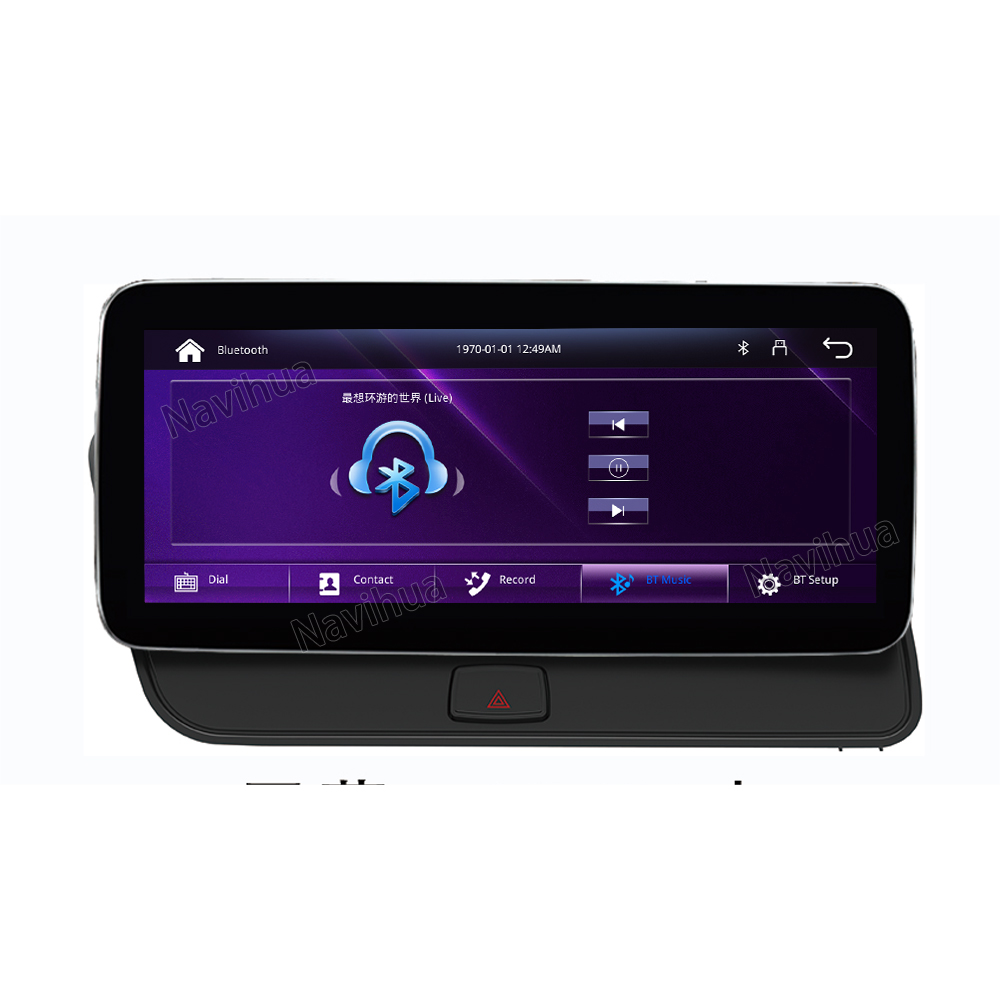 Android Car Media Player GPS Radio For Audi Q5 MMI 2G High 2009-2017 Carplay 