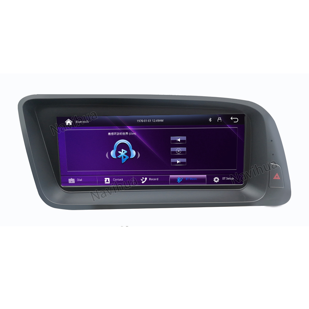 Touch Screen CarPlay Android Head unit Stereo Car Multimedia System for Auddi Q5