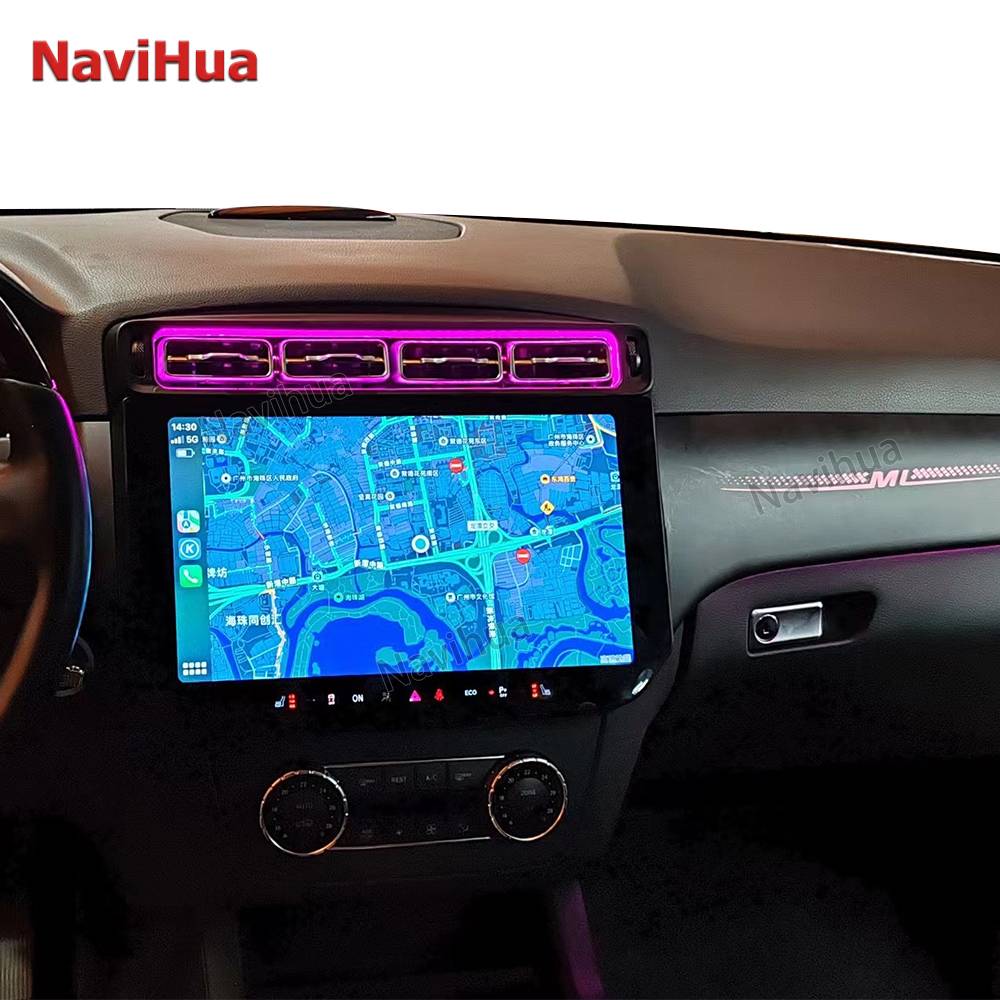 Latest Dashboard Ambient Light New Upgrade Android Radio for Benz ML Multimedia 