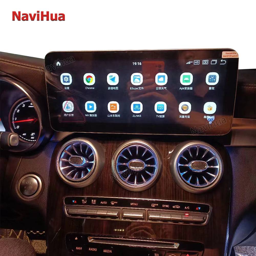 Car Video Radio Player GPS Navigation for Mercedes Benz C-class W205 GLC X253